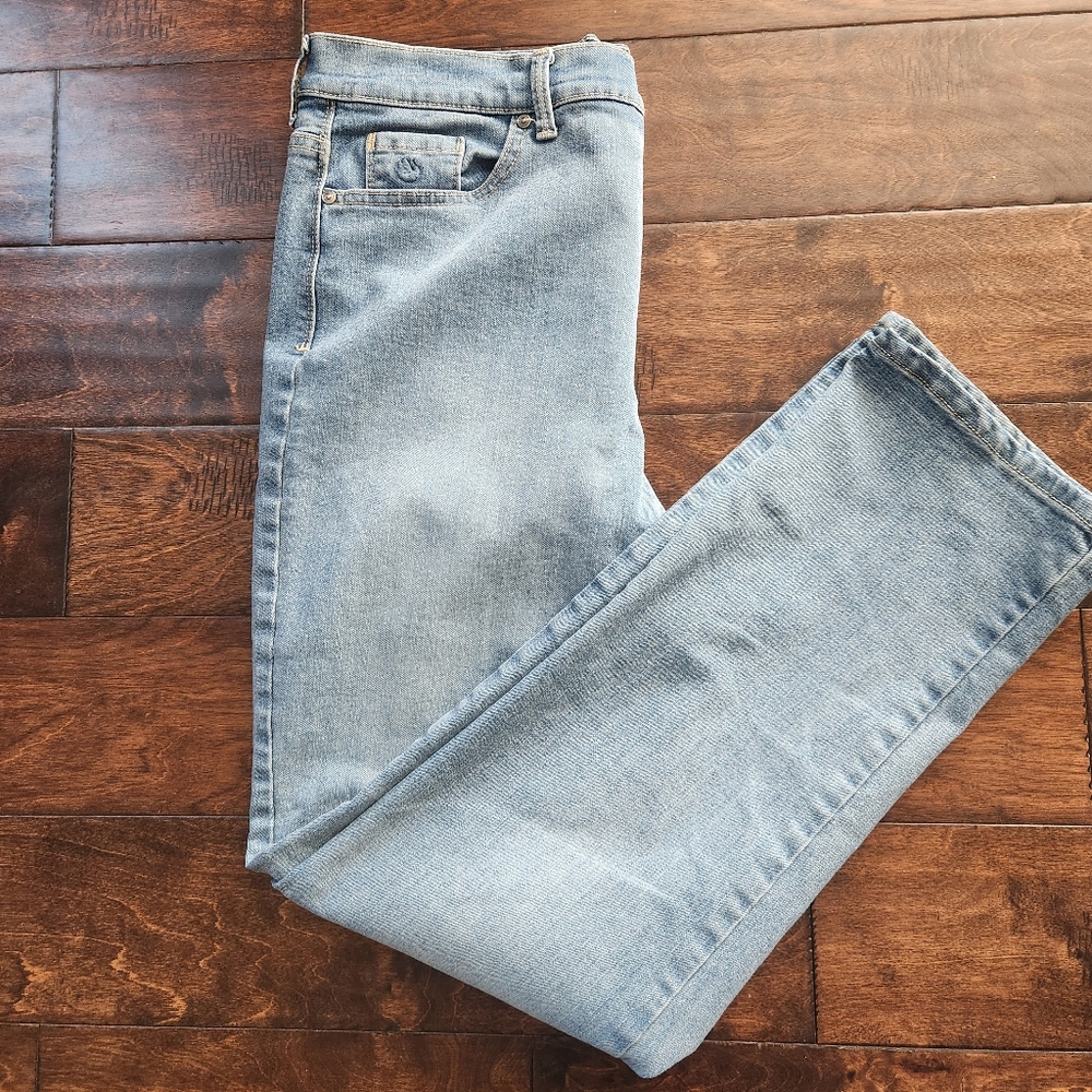 Gloria Vanderbilt Amanda Classic Normcore Blue Straight Leg‎ Jeans 14